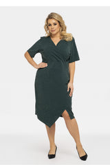 Vestido talla grande modelo 190939 Karko