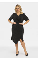 Vestido talla grande modelo 190940 Karko