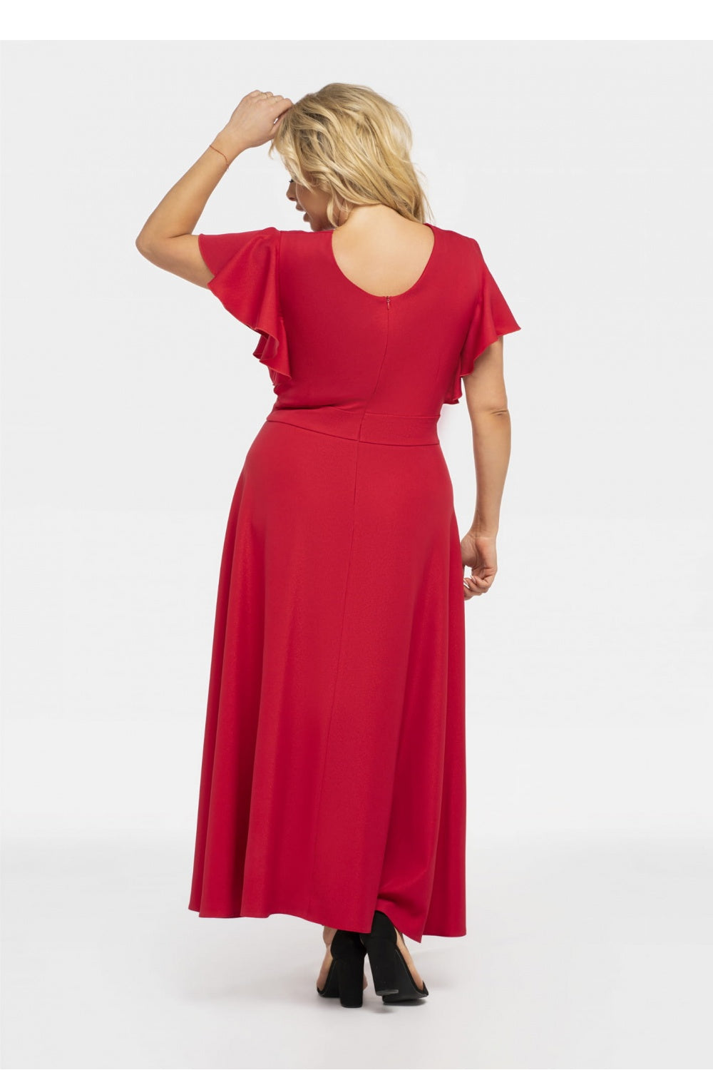 Vestido talla grande modelo 190941 Karko