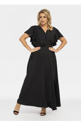 Vestido talla grande modelo 190942 Karko
