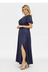 Vestido talla grande modelo 190943 Karko