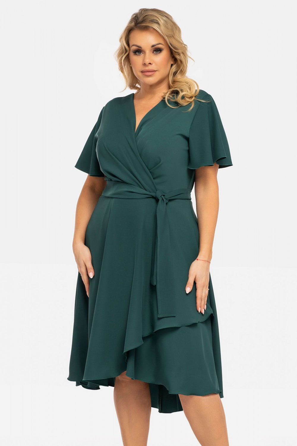 Vestido talla grande modelo 190950 Karko