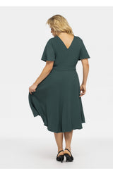 Vestido talla grande modelo 190950 Karko