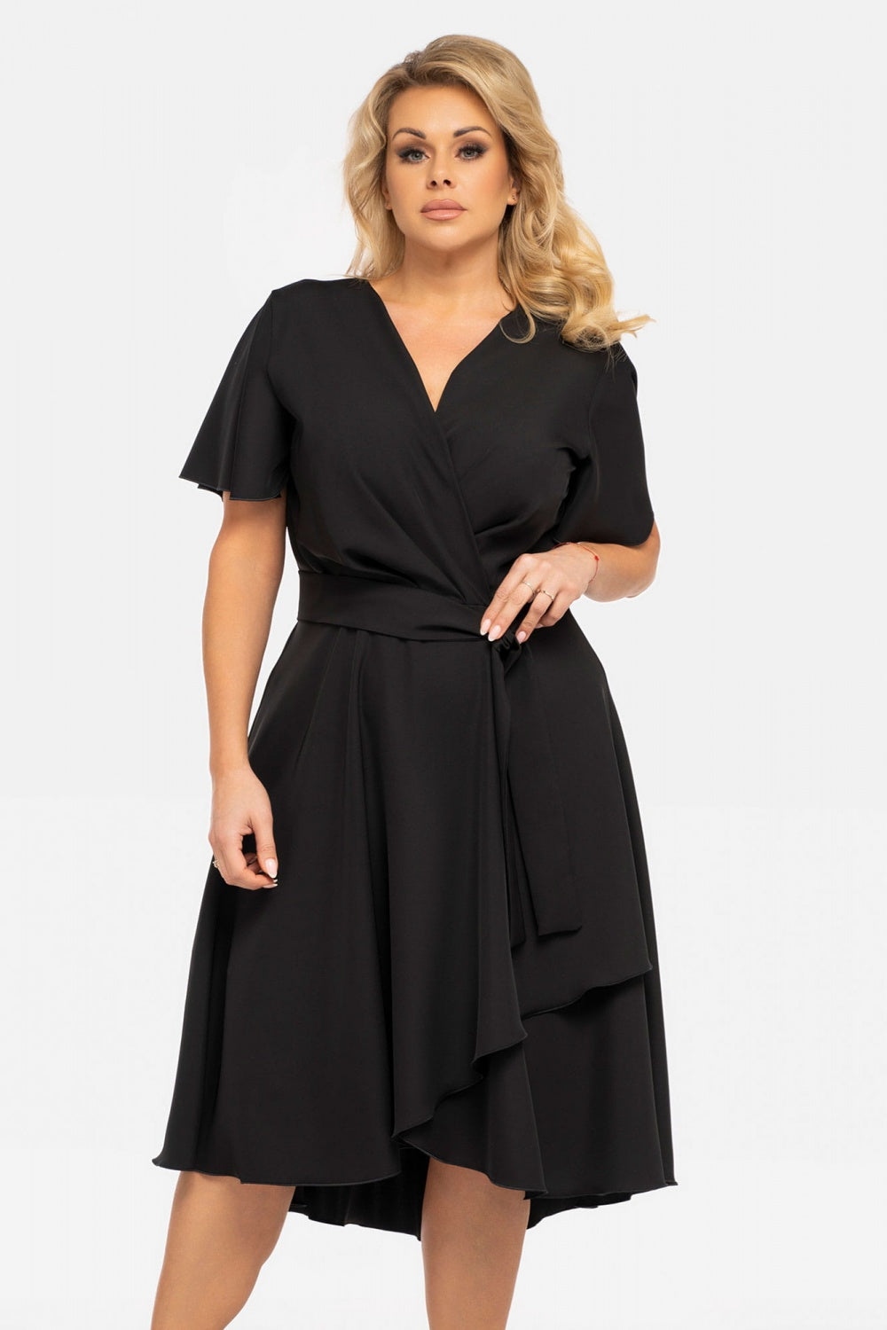 Vestido talla grande modelo 190951 Karko