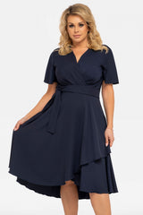 Vestido talla grande modelo 190952 Karko