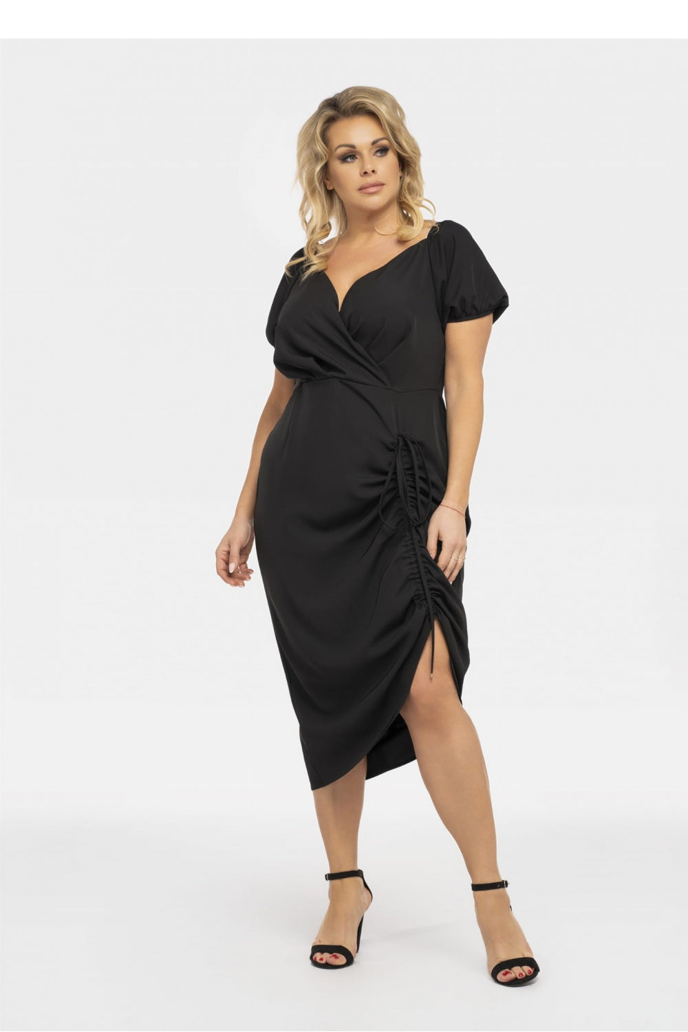 Vestido talla grande modelo 190953 Karko