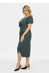Vestido talla grande modelo 190954 Karko
