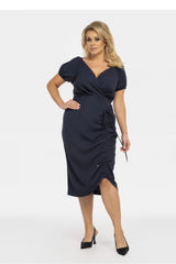Vestido talla grande modelo 190955 Karko
