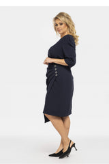 Vestido talla grande modelo 190963 Karko