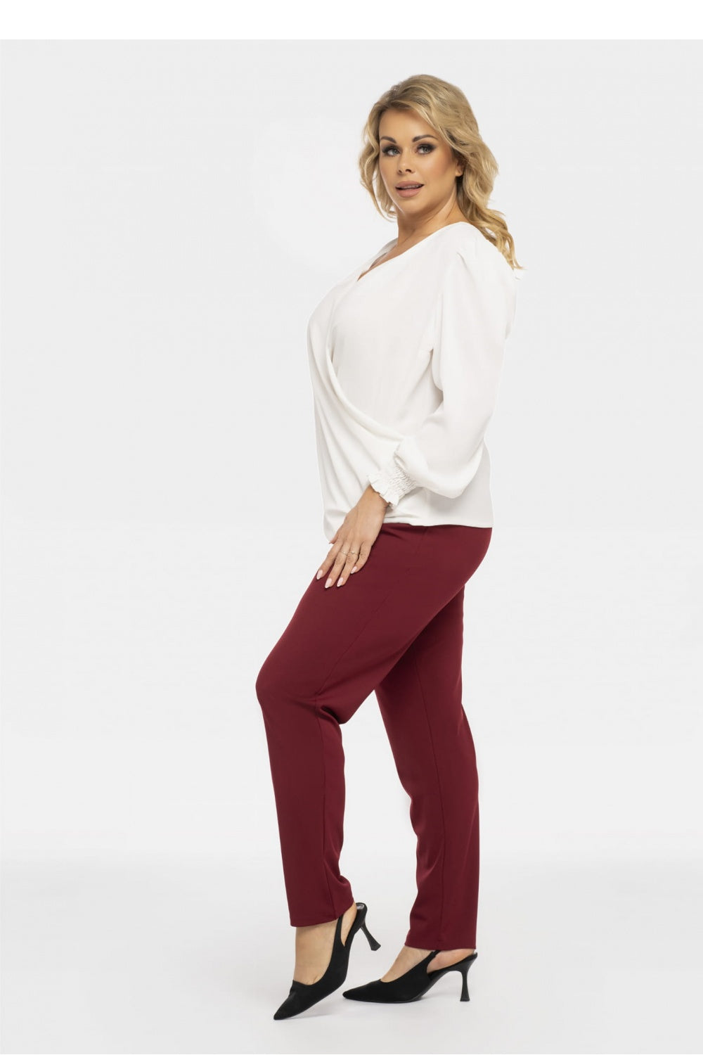 Blusa talla grande modelo 190969 Karko