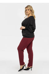 Blusa talla grande modelo 190970 Karko