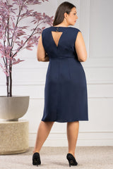 Vestido talla grande modelo 190980 Karko