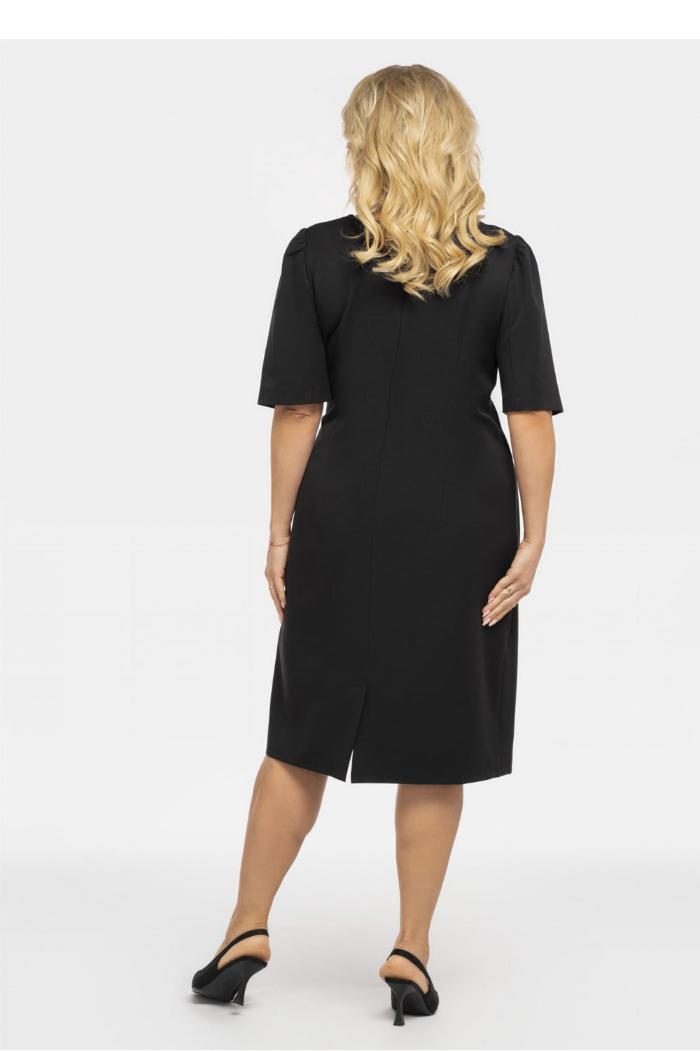 Vestido talla grande modelo 191377 Karko