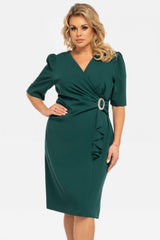 Vestido talla grande modelo 191378 Karko