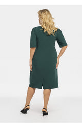 Vestido talla grande modelo 191378 Karko