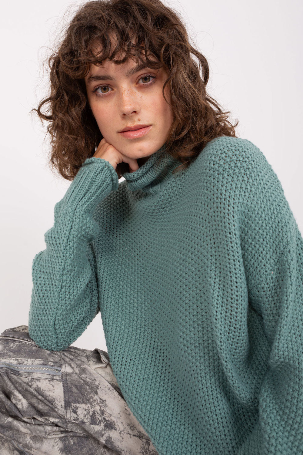 Jersey de cuello alto modelo 191421 Badu