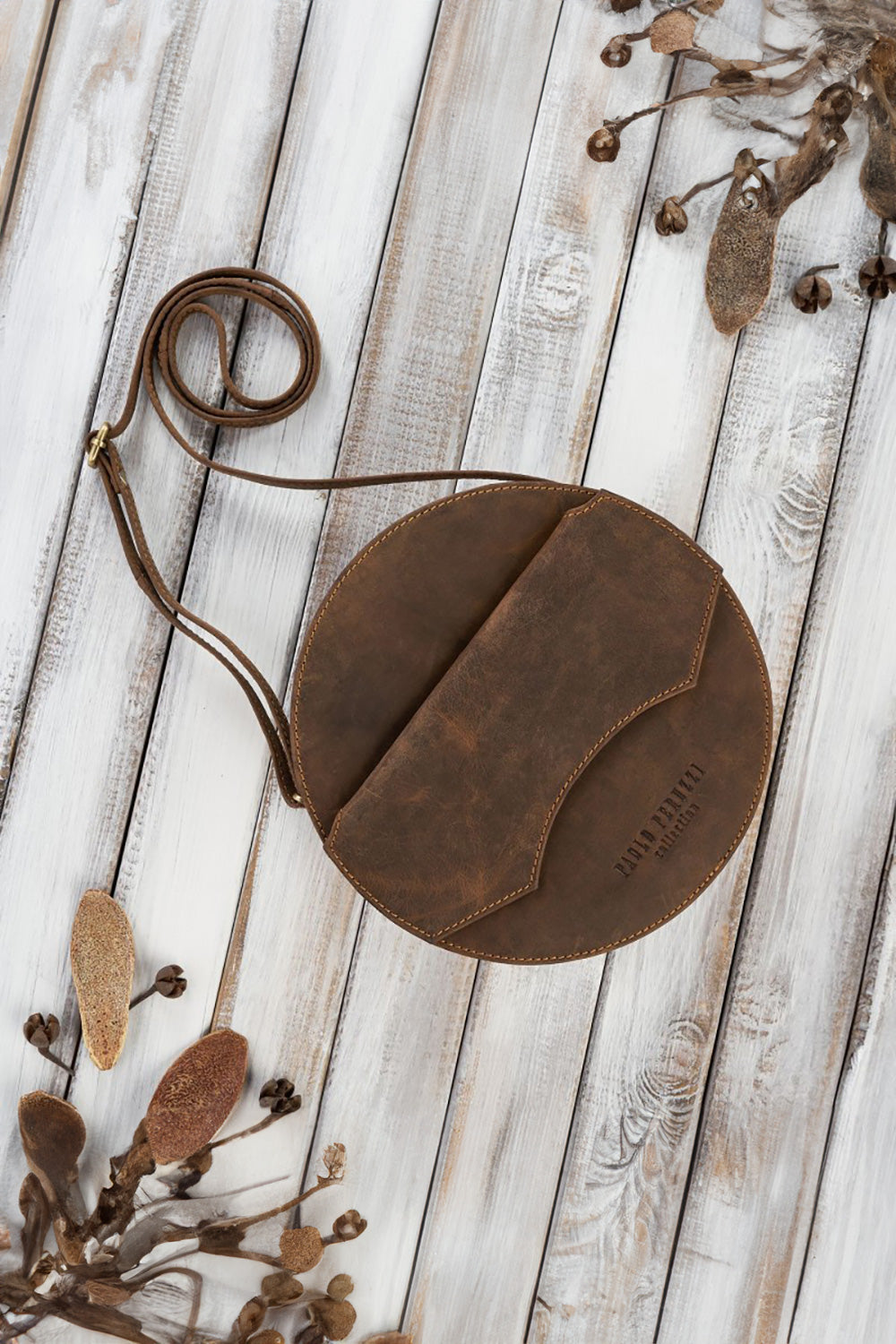 Bolso de piel natural modelo 191523 Galanter