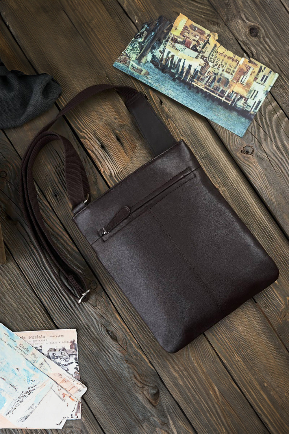 Bolso de piel natural modelo 191539 Galanter