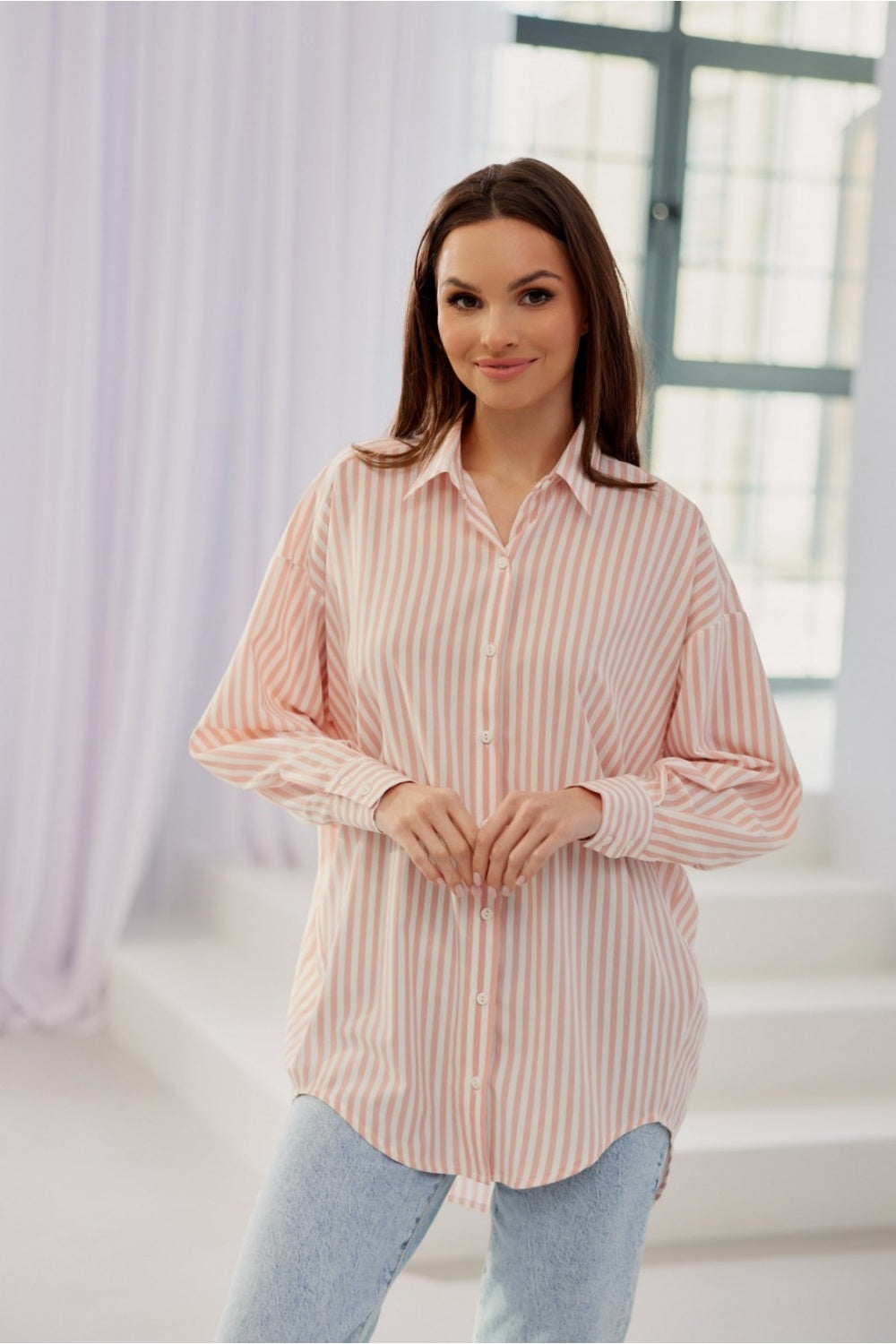 Camisa manga larga modelo 192576 Roco Fashion