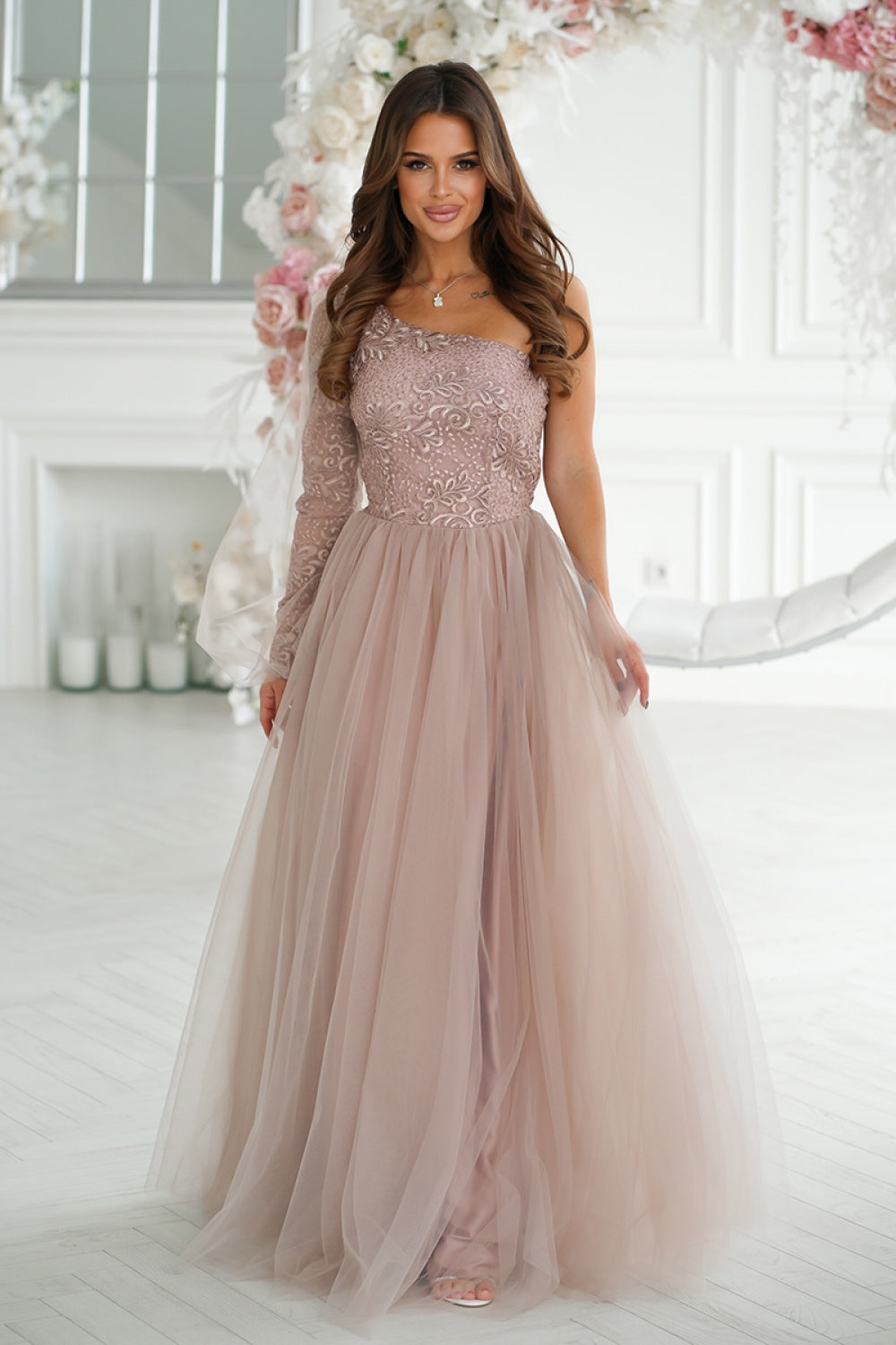 Vestido largo modelo 192637 Bicotono