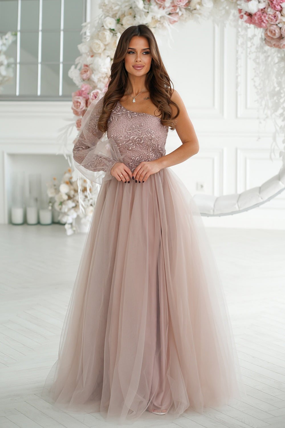 Vestido largo modelo 192637 Bicotono