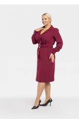 Vestido talla grande modelo 193902 Karko
