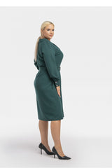 Vestido talla grande modelo 193903 Karko