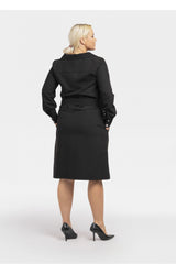 Vestido talla grande modelo 193905 Karko