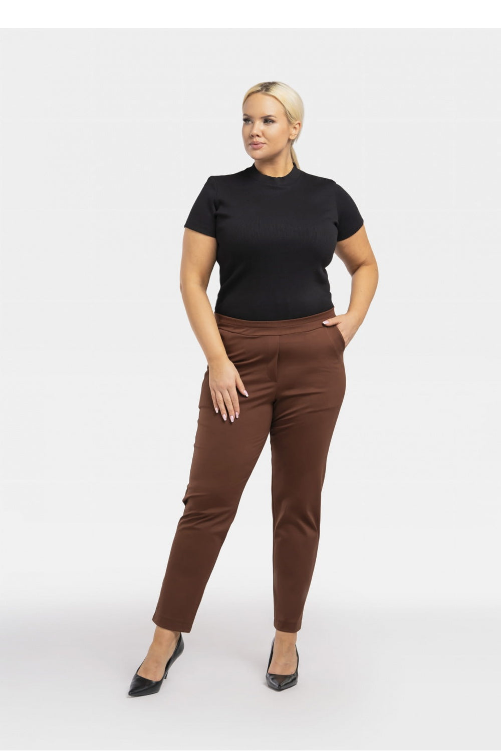 Pantalón talla grande modelo 193915 Karko