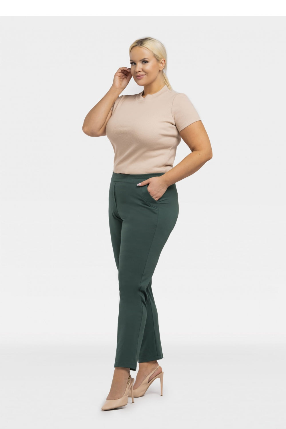 Pantalón talla grande modelo 193916 Karko