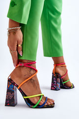 Sandalias de tacón modelo 193942 Step in style