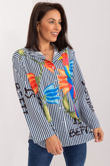 Camisa de manga larga modelo 194187 Italy Moda