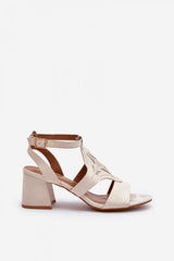 Sandalias tacón modelo 194492 Step in style