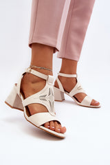 Sandalias tacón modelo 194492 Step in style