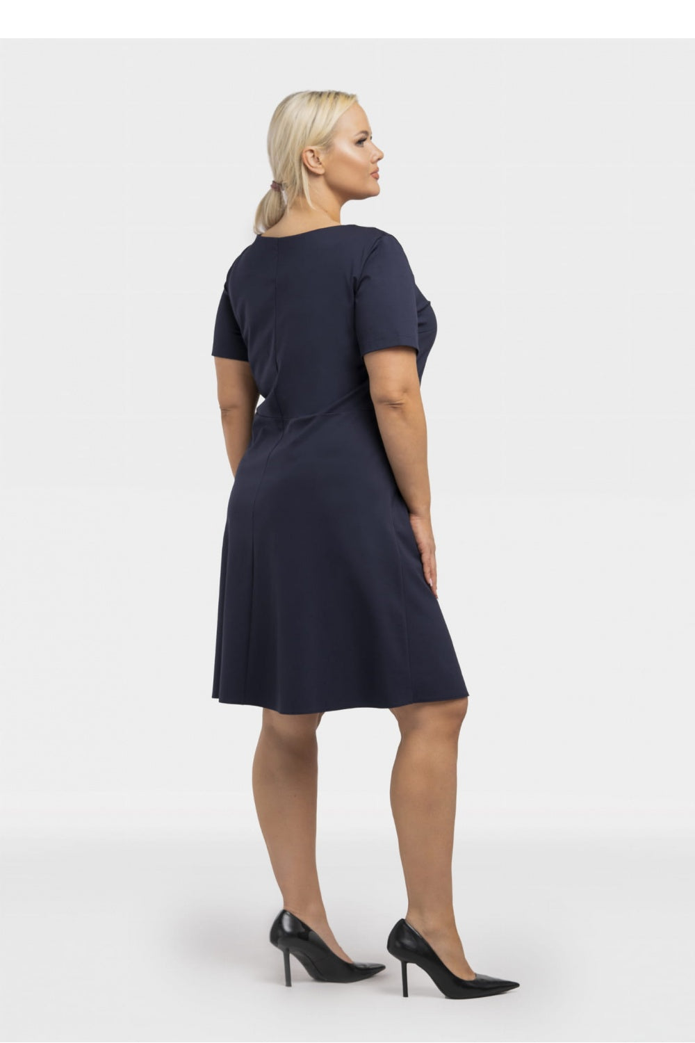 Vestido talla grande modelo 195022 Karko