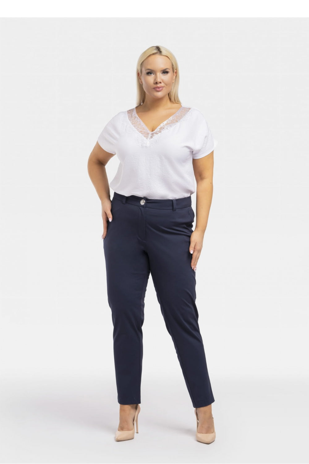 Pantalón talla grande modelo 195032 Karko