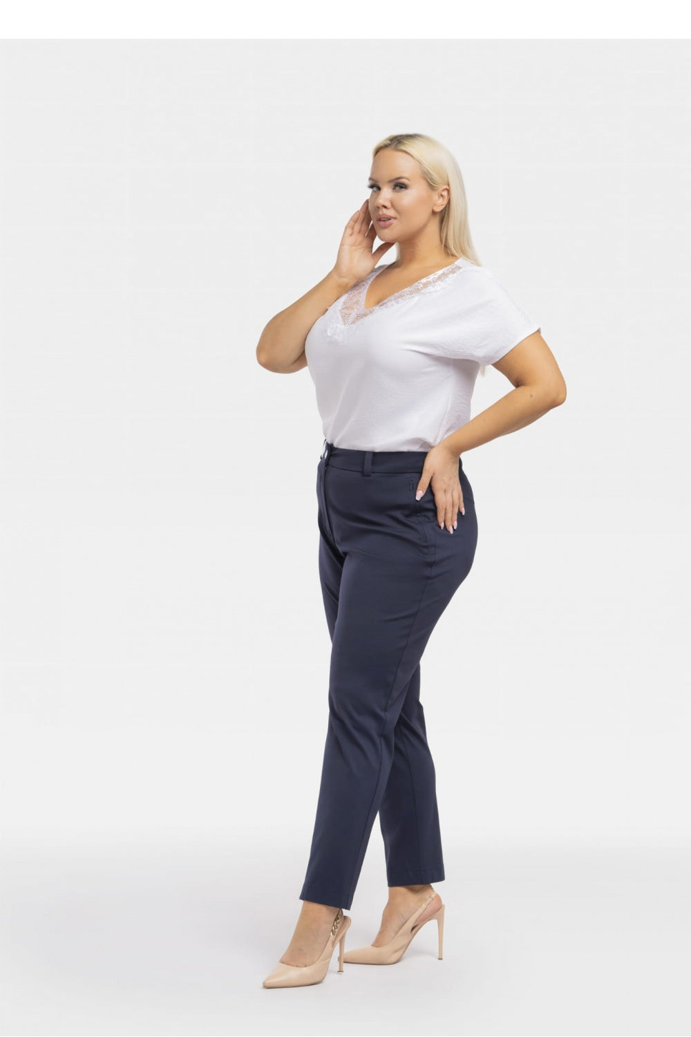 Pantalón talla grande modelo 195032 Karko