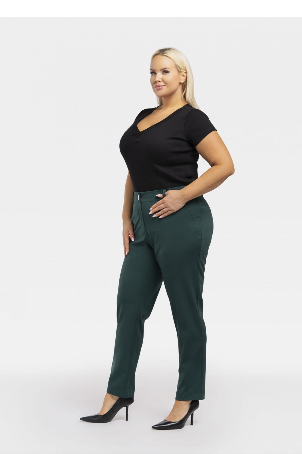 Pantalón talla grande modelo 195033 Karko