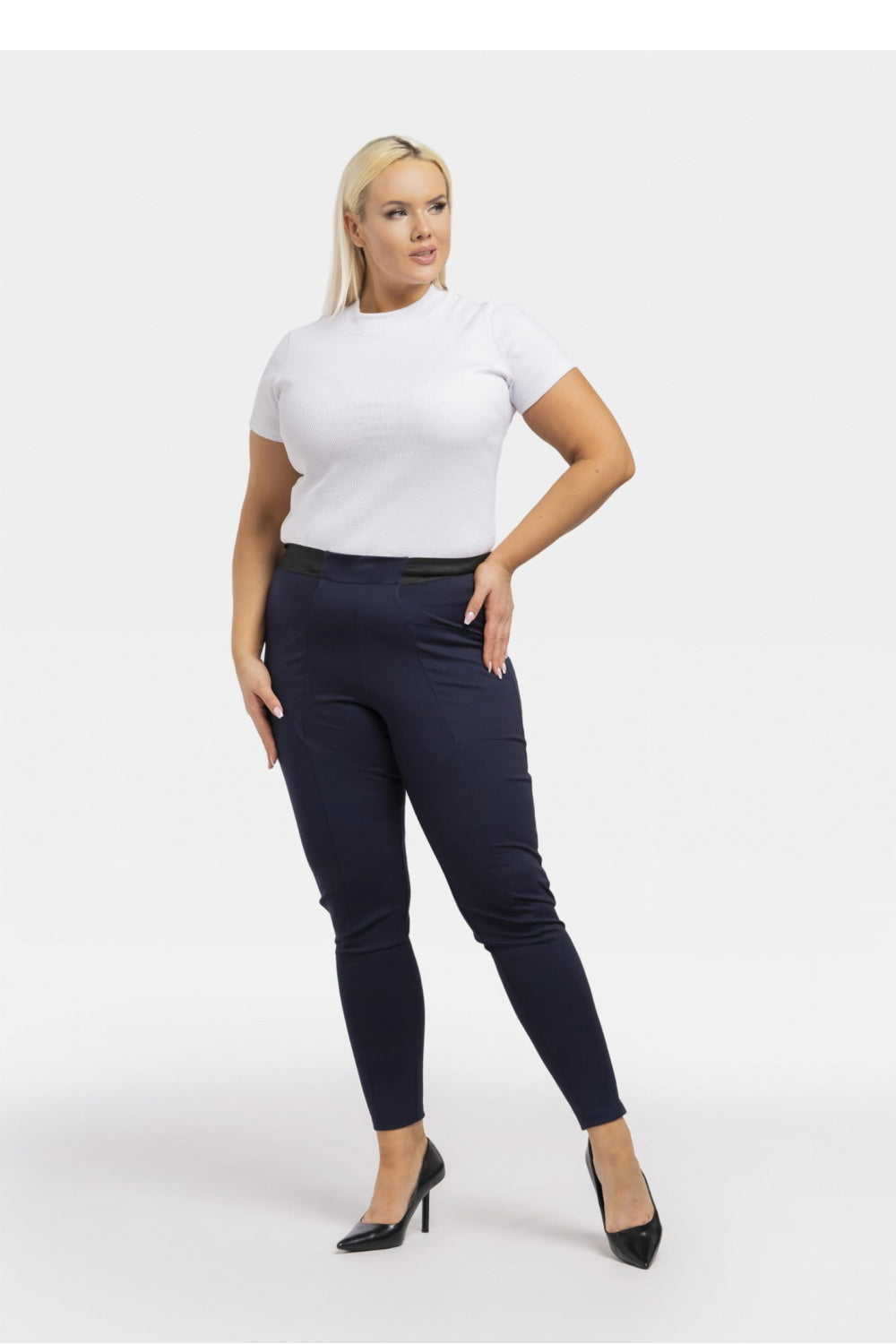Leggings talla grande modelo 195035 Karko