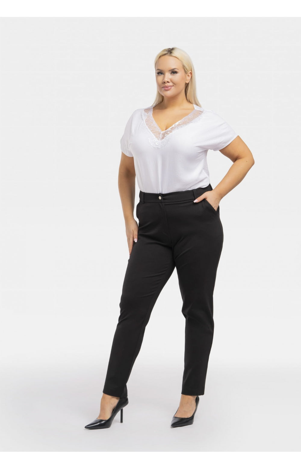 Pantalón talla grande modelo 195037 Karko