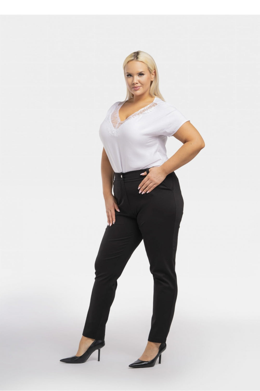 Pantalón talla grande modelo 195037 Karko