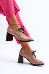Zapatos bajos tacón modelo 195405 Paso con estilo