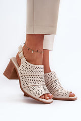 Sandalias tacón modelo 195749 Step in style