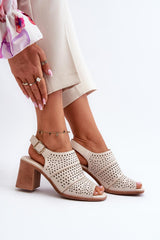 Sandalias tacón modelo 195749 Step in style