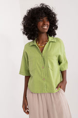 Camisa manga corta modelo 196483 Italy Moda