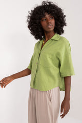 Camisa manga corta modelo 196483 Italy Moda