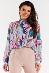 Camisa manga larga modelo 196617 awama