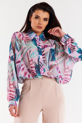 Camisa manga larga modelo 196617 awama