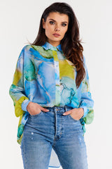Camisa manga larga modelo 196618 awama