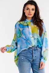 Camisa manga larga modelo 196618 awama